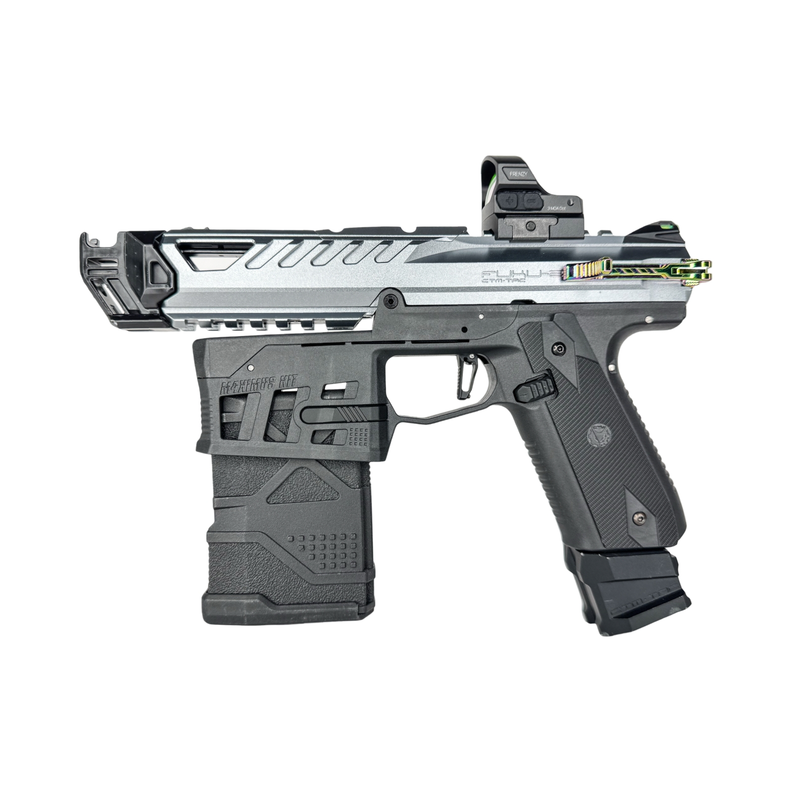 Black version of the M4XIMUS kit with AAP-01 pistol and CTM CNC parts